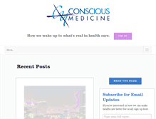 Tablet Screenshot of conscious-medicine.com
